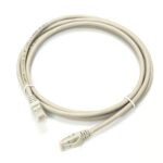 Патч-корд кат. 6A, 24AWG, RJ45-RJ45, сірий, 5 м, U/UTP, LSZH, Corning