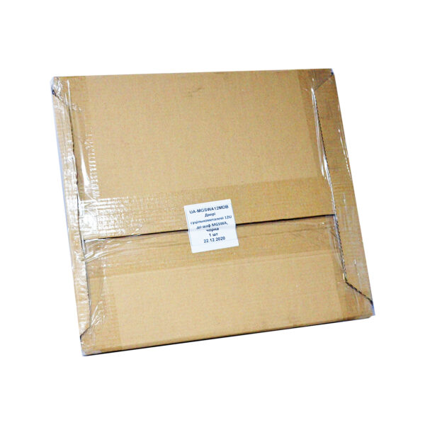 Двері суцільнометалеві 12U до шаф MGSWA, чорна. - Зображення 2