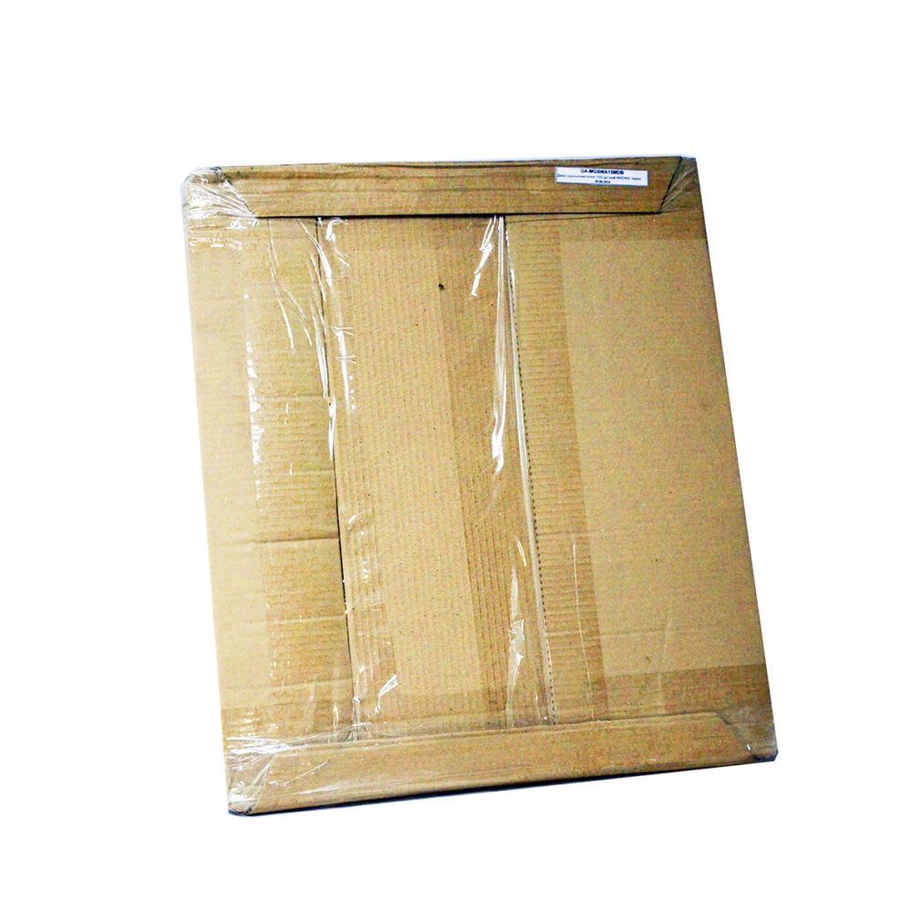 Двері суцільнометалеві 15U до шаф MGSWA, сіра - Зображення 2