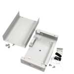 Міні-бокс для ВО адаптерів, (120х80х28мм) 2 SC Duplex/ 2 LC Quad CMS