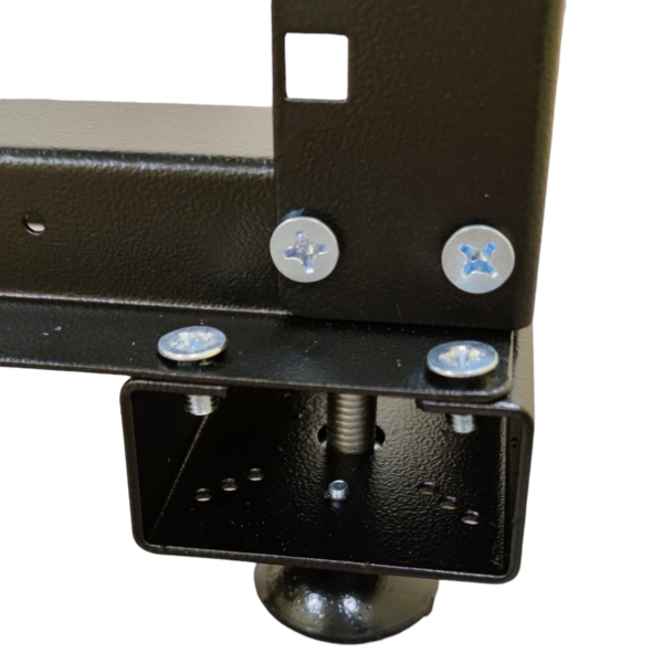 Стійка 12U глибина 750мм, подвійна, з дахом, чорна, CMS - Зображення 7