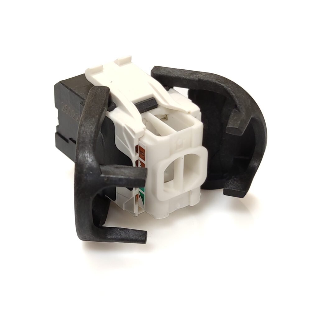 Модуль Keystone UTP RJ45 кат. 6А, чорний, Corning - Зображення 3