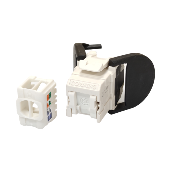 Модуль Keystone UTP RJ45 кат. 6А, білий, Corning