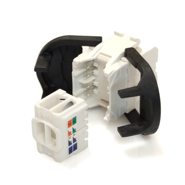 Модуль Keystone UTP RJ45 кат. 6А, білий, Corning - Зображення 2