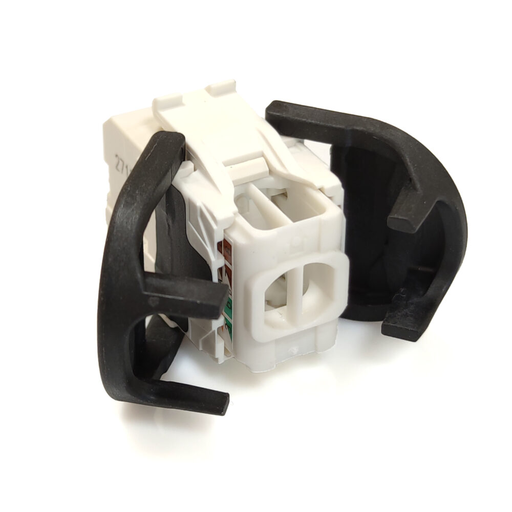 Модуль Keystone UTP RJ45 кат. 6А, білий, Corning - Зображення 3