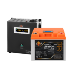 Комплект резервного живлення LP (LogicPower) ДБЖ + літієва (LiFePO4) батарея (UPS W500+ АКБ LiFePO4 640W)