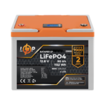 Акумулятор LP LiFePO4 12,8V - 90 Ah (1152Wh) (BMS 50A/25А) пластик LCD для ДБЖ