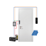 Автономний комплект СКУД з електроригельним замком та сенсорною кнопкою виходу GV-508