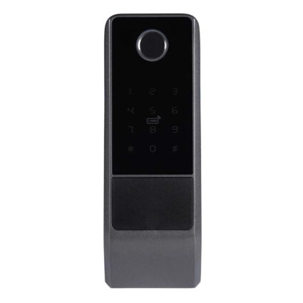 Замок біометричний автономний Trinix TRL-5201BTFW Black Left з Bluetooth, зчитувачем відбитків пальців і карт Mifare - Зображення 3