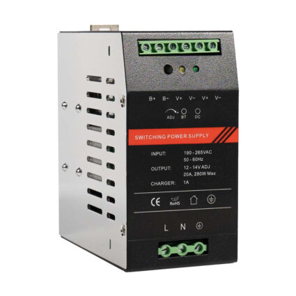 Джерело безперебійного живлення Kraft PSU-1220DIN з кріпленням на DIN-рейку - Зображення 2