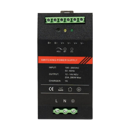 Джерело безперебійного живлення Kraft PSU-1220DIN з кріпленням на DIN-рейку - Зображення 3