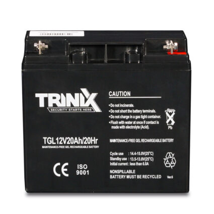 Акумуляторна батарея гелева 12В 20Аг Trinix TGL12V20Ah/20Hr GEL - Зображення 2