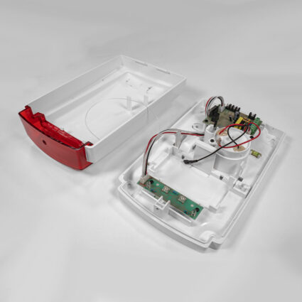 Сирена світлозвукова автономна зовнішня Trinix BS-22 115dB з місцем під АКБ 1.2Ah - Зображення 4