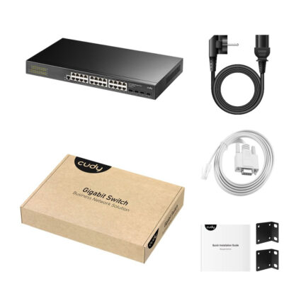 Комутатор 29-портовий керований L2 Cudy GS2024S2 гігабітний - Зображення 4