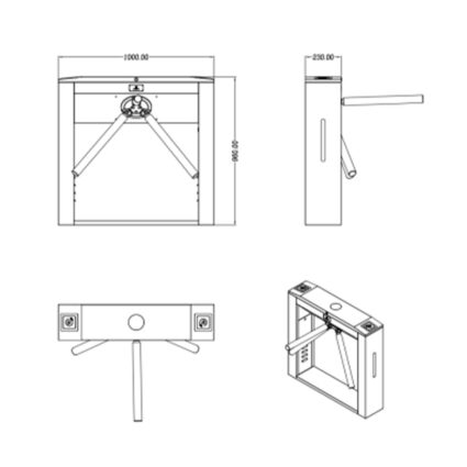 Турнікет-трипод Trinix TRX-4000TS — изображение 5