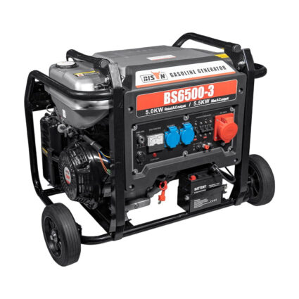 Генератор бензиновий трифазний 5 кВт Bison BS6500-3 - Зображення 3