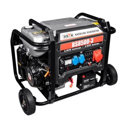 Генератор бензиновий трифазний 6 кВт Bison BS8500-3 - Зображення 3