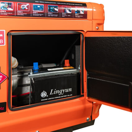 Генератор дизельний однофазний 5.5 кВт Bison BS9500QQ - Зображення 4