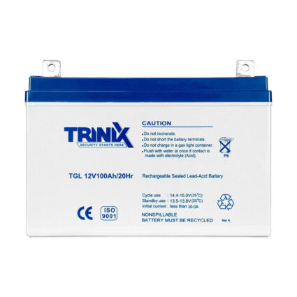 Акумуляторна батарея гелева 12В 100Аг Trinix TGL12V100Ah/20Hr GEL - Зображення 4