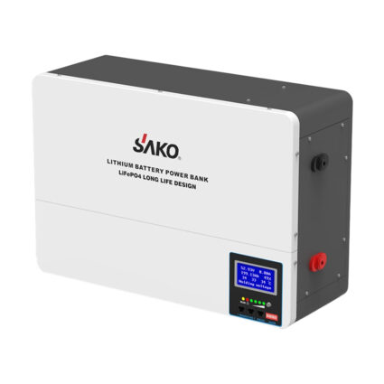 Акумуляторна батарея літій-залізо-фосфатна 100Аг 51.2В 5120Втг Sako SK-51.2V100Ah Li-Wall series LiFePo4 настінний монтаж - Зображення 3