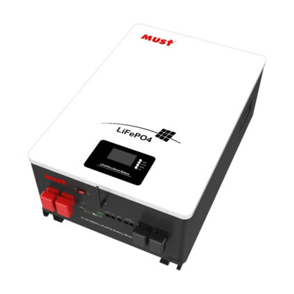 Акумуляторна батарея літій-залізо-фосфатна 200Аг 51.2В 10240Втг Must LP16-48200 настінний монтаж - Зображення 2