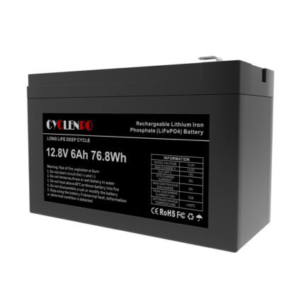 Акумуляторна батарея літій-залізо-фосфатна 12.8В 6Аг Cyclen 12.8V 6AH LiFePo4 - Зображення 2