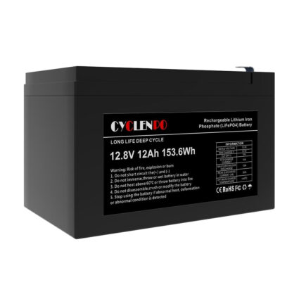Акумуляторна батарея літій-залізо-фосфатна 12.8В 12Аг Cyclen 12.8V 12AH LiFePo4 - Зображення 5