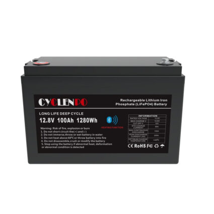 Акумуляторна батарея літій-залізо-фосфатна 12.8В 100Аг Cyclen 12.8V 100AH LiFePo4 (підігрів/Bluetooth) - Зображення 4