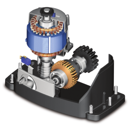 Електромеханічний привід Roger Technology R30/803, що самоблокується, для відкатних воріт вагою до 800 кг. - Зображення 2