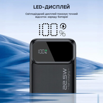 Повербанк 30000mAh Choetech B730 Black 22.5W QC3.0 PD3.0 - Зображення 5