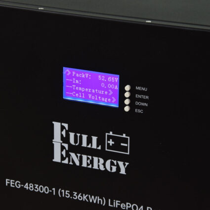 Акумулятор LiFePO4 літій залізо фосфатний 51.2В 300А·год Full Energy FEG-48300-1 - Зображення 2