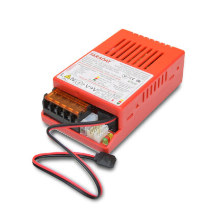 Бокс пластиковий PLB 7-9 А·год + Світильник LED лінійний 1500 мм 22 Вт 6500K + БП UPS 35W Smart ASCH PL + FEL-127 + Перемикач світла e.switch wires 6A white — изображение 5