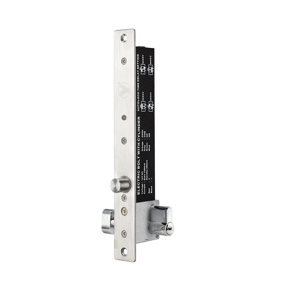 Електроригельний замок Yli Electronic YB-600B (LED) врізний для системи контролю доступу - Зображення 2