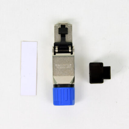 Професійний промисловий конектор ATIS RG-45C Cat.8 безінструментальний, з цанговим затискачем - Зображення 3