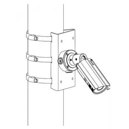 Кронштейн металевий одинарний ATIS сірий - Зображення 3