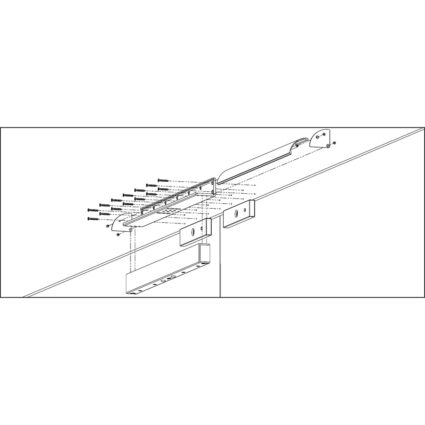 Куток MBK-280NDLC монтажний для системи контролю доступу — изображение 3
