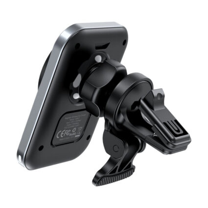 Автомобільний зарядний пристрій Choetech T206-F Black бездротова зарядка, магнітне кріплення - Зображення 2