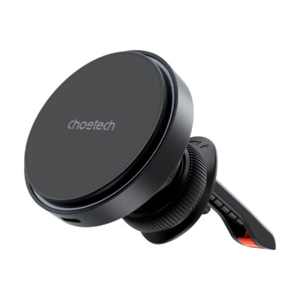 Автомобільний зарядний пристрій Choetech T205-F Black бездротова зарядка, магнітне кріплення