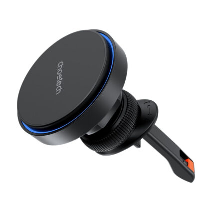 Автомобільний зарядний пристрій Choetech T205-F Black бездротова зарядка, магнітне кріплення - Зображення 2