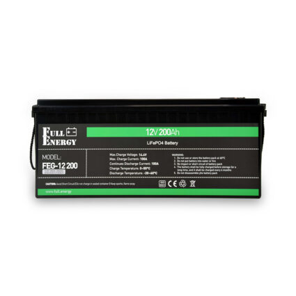 Акумулятор LiFePO4 (літій залізо фосфатний) 12В 200А·год Full Energy FEG-12200 - Зображення 2
