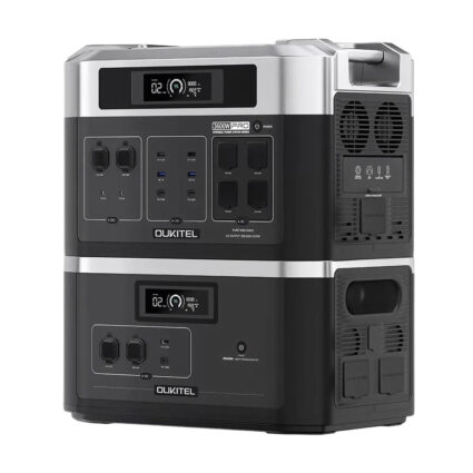 Комплект резервного живлення Oukitel на 4096 Вт·год: зарядна станція BP2000E PRO (2048 Вт·год / 3600 Вт) та додаткова батарея B2000 (2048 Вт·год) - Зображення 3