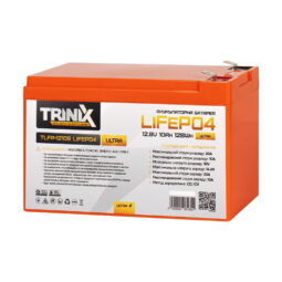 Акумуляторна батарея літій-залізо-фосфатна 12.8В 10А*год Trinix TLFP-1210S Ultra LiFePO4