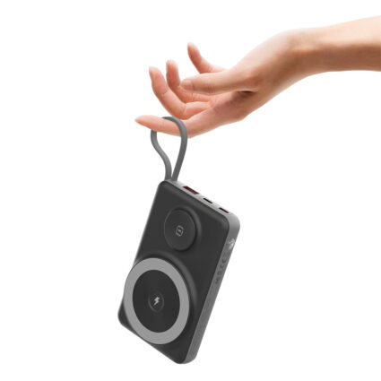 Повербанк 10000mAh Choetech B695 Black QC3.0 PD3.0 бездротова зарядка смартфонів та Apple Watch — изображение 5