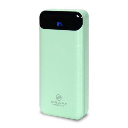 Повербанк 20000mAh Power Bank Kraft KPB-2020FC Green 22.5W QC3.0 - Зображення 2