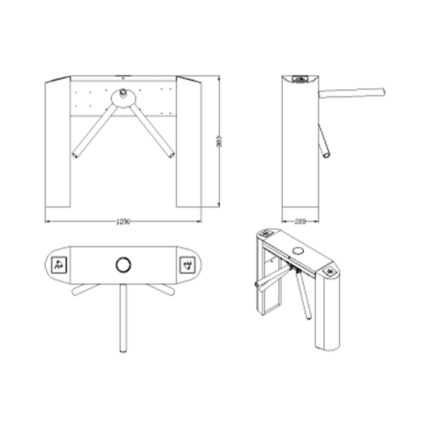 Турнікет-трипод Trinix TRX-5000TS - Зображення 5