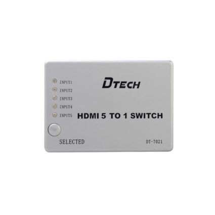 Комутатор 4K@30Hz HDMI 5x1 Dtech DT-7021 (MS) — изображение 2