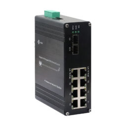 PoE-комутатор 14-портовий керований L2+ ETH-IMC608MP гігабітний з 8 портами PoE, 240W