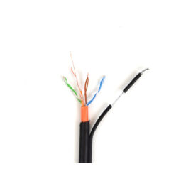 UTP 4*2*0.5-CU PVC-PE MT кат.5е (UTP медь наружный с несущим тросом) бухта 305м