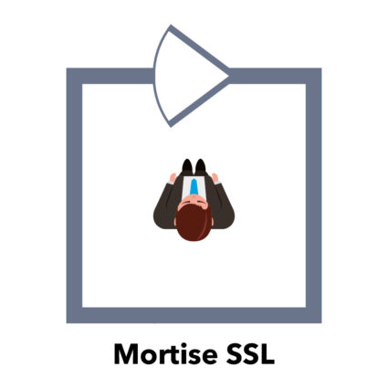 Ригельний замок ATIS Lock Mortise SS-L врізний для системи контролю доступу — изображение 5