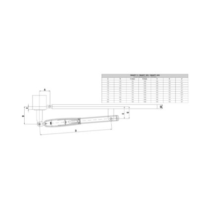 SMARTY4/HS Roger Technology для роспашних воріт стулка до 4 м. вага до 400 кг HIGH SPEED BRUSHLESS — изображение 6